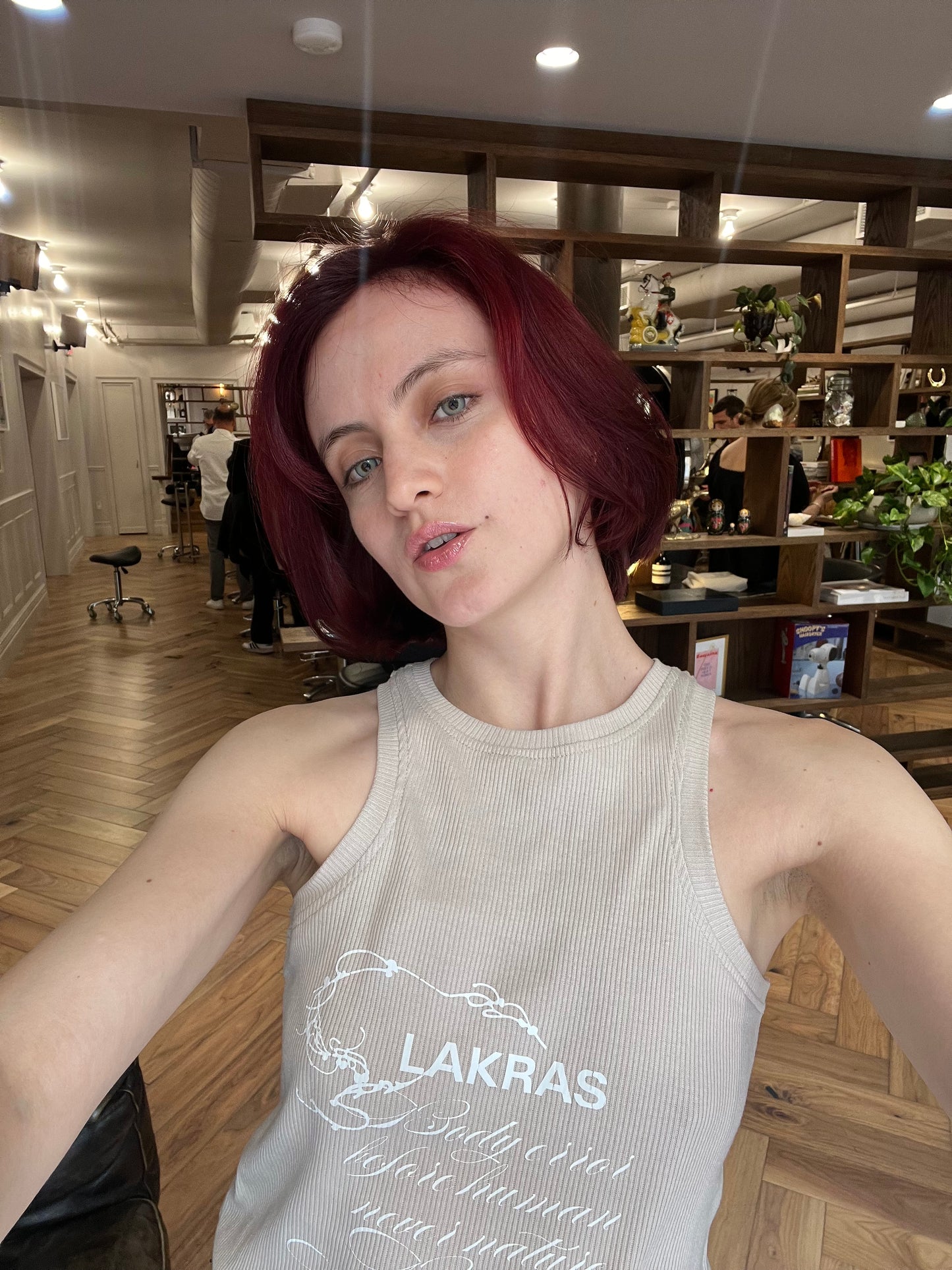 Lakras Cream Tank Top