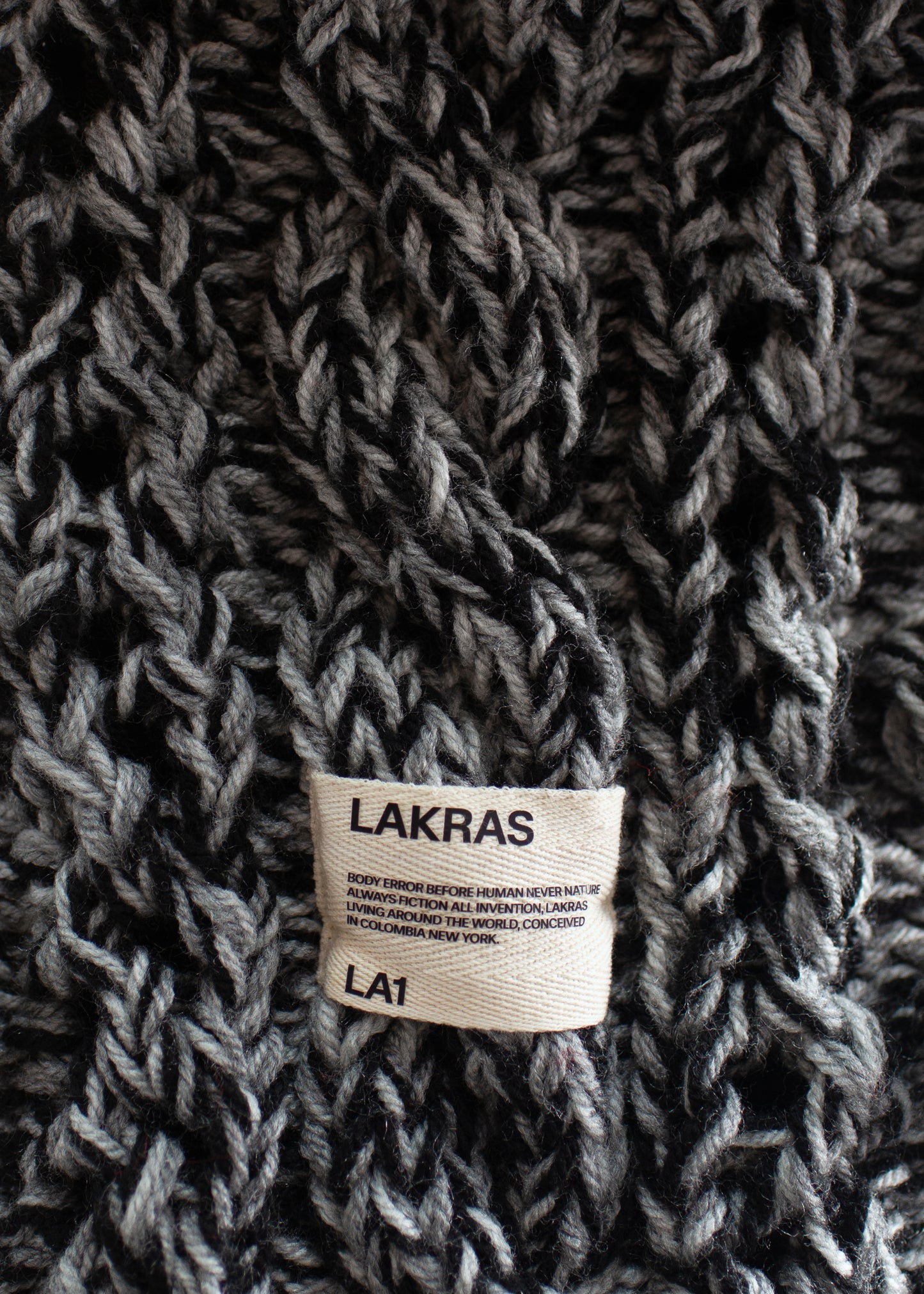 Grey Velvet Knit Vest