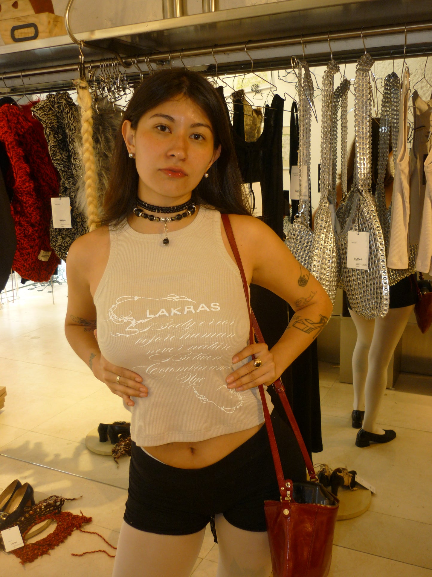 Lakras Cream Tank Top