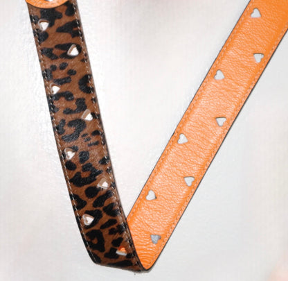 ANIMAL PRINT BELT WITH LOVE