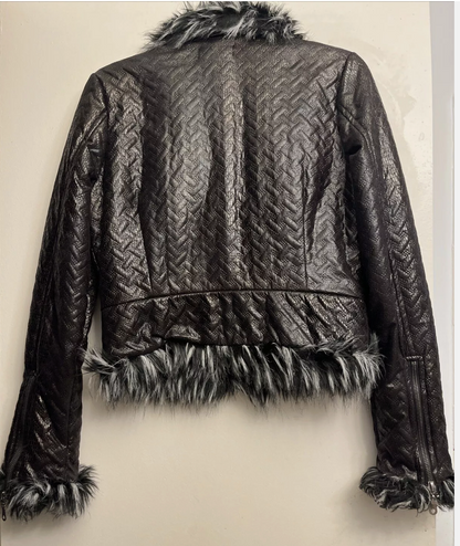 Roberto Cavalli Women’s Black Cropped Jacket