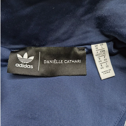 Adidas Jacket Size Large - Danielle Cathari Collaboration, Deconstructed Blue & White Track