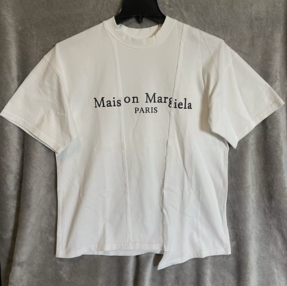 Maison Margiela Crewneck Tee Shirt Logo Paris size L