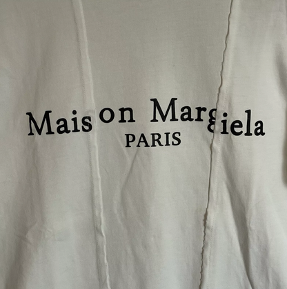 Maison Margiela Crewneck Tee Shirt Logo Paris size L