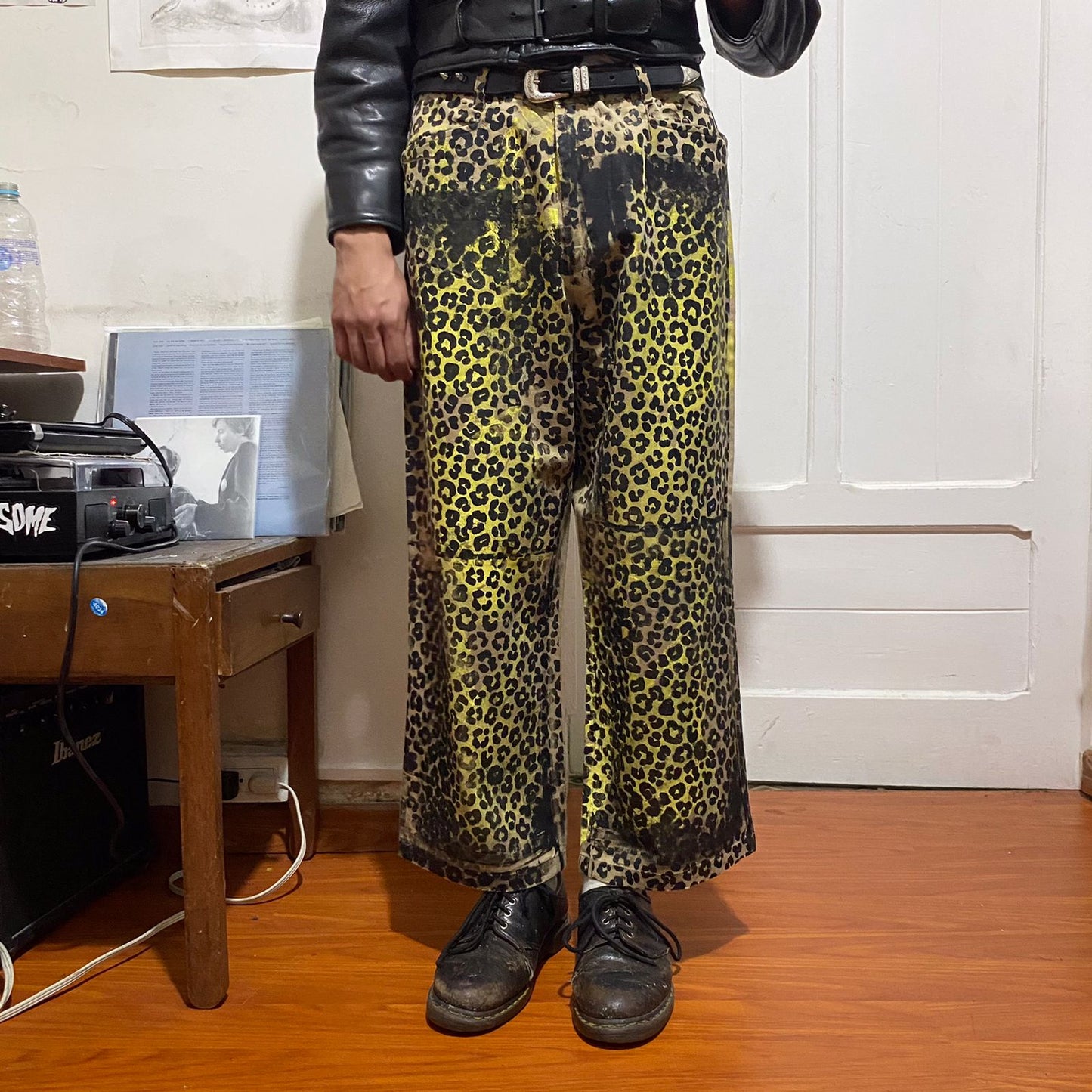 ANIMAL PRINT JEANS