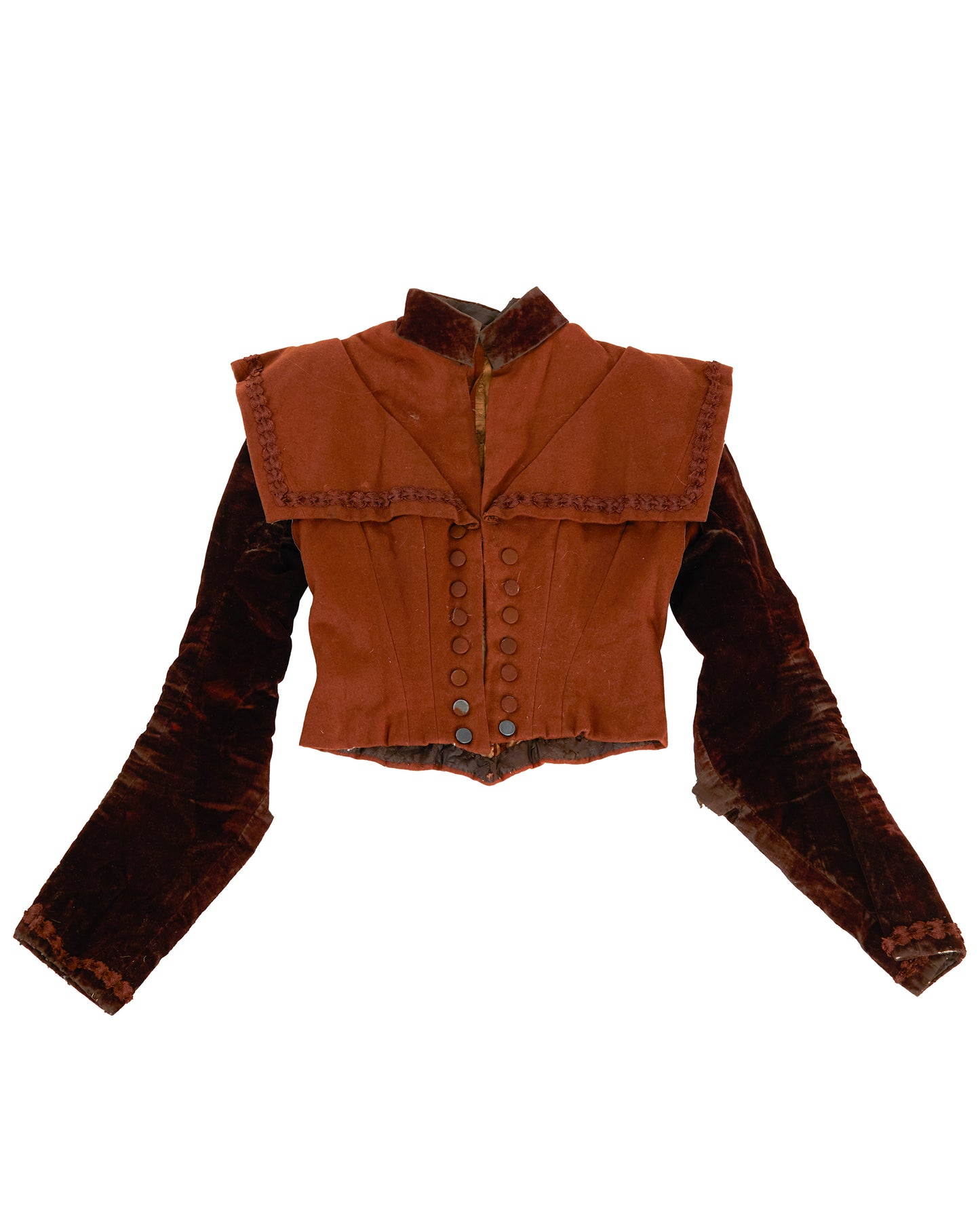 CHAQUETA DE TERCIOPELO LAKRAS DEL SIGLO XVIII