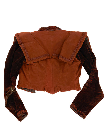 CHAQUETA DE TERCIOPELO LAKRAS DEL SIGLO XVIII