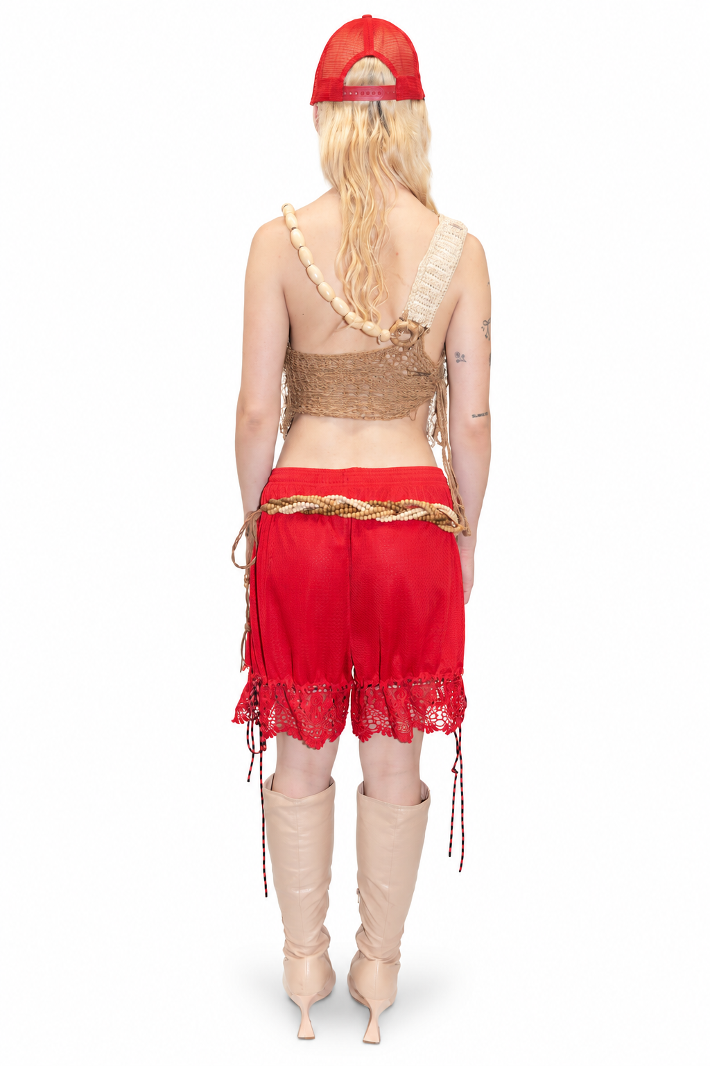 Hemp Flower Top styled back view