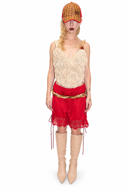 Hemp Flower Top styled front view