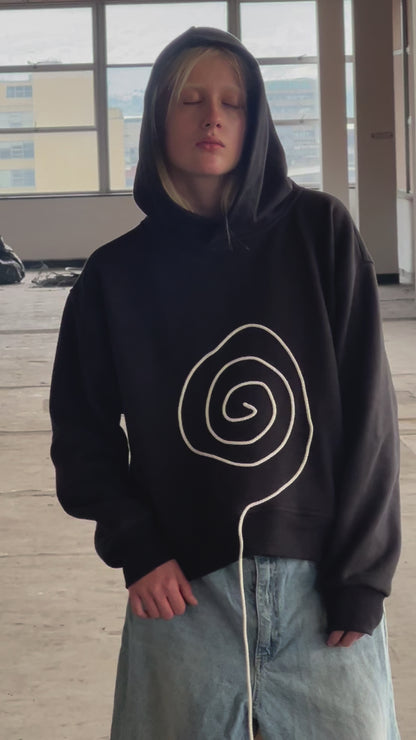 Hoodie Spiral Path