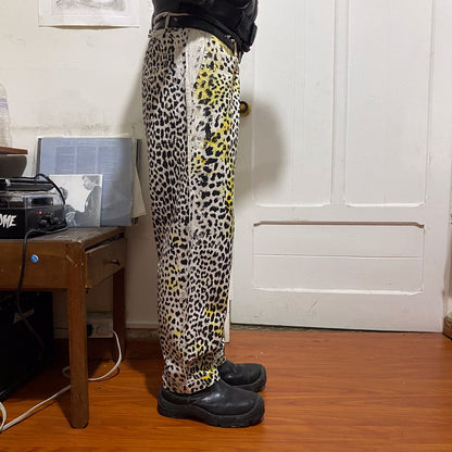 ANIMAL PRINT JEANS